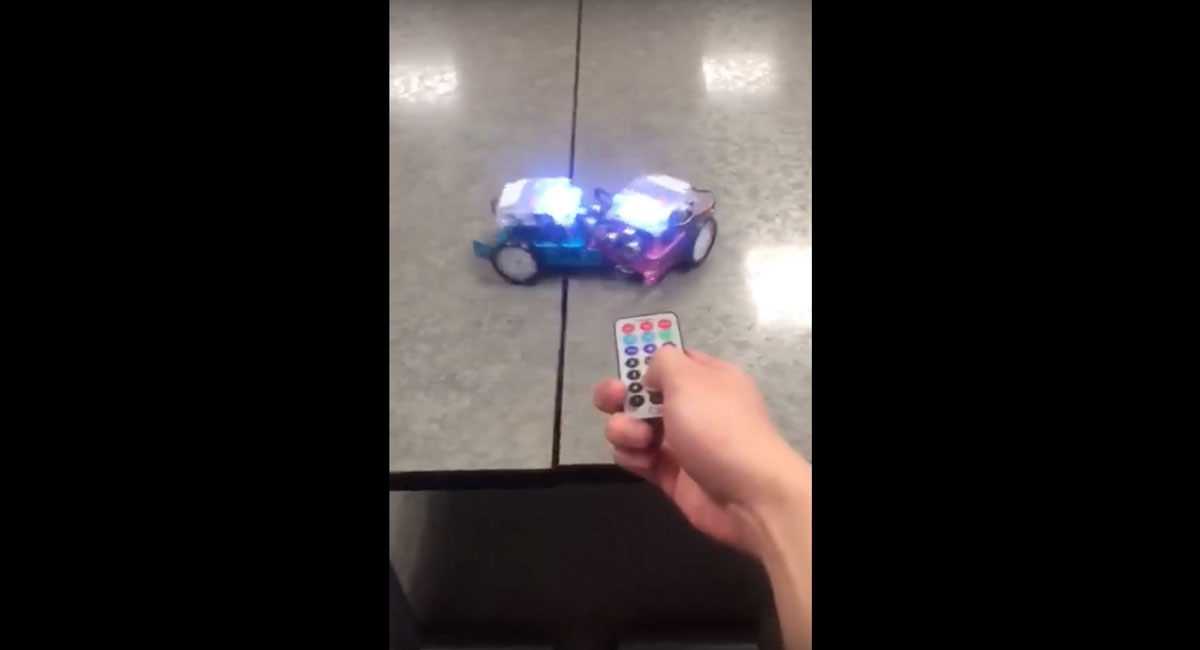 mBot crasher video