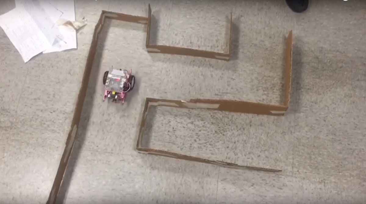 Maze Runner Robot demonstration video