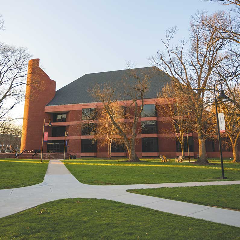 Musselman Library in the Fall