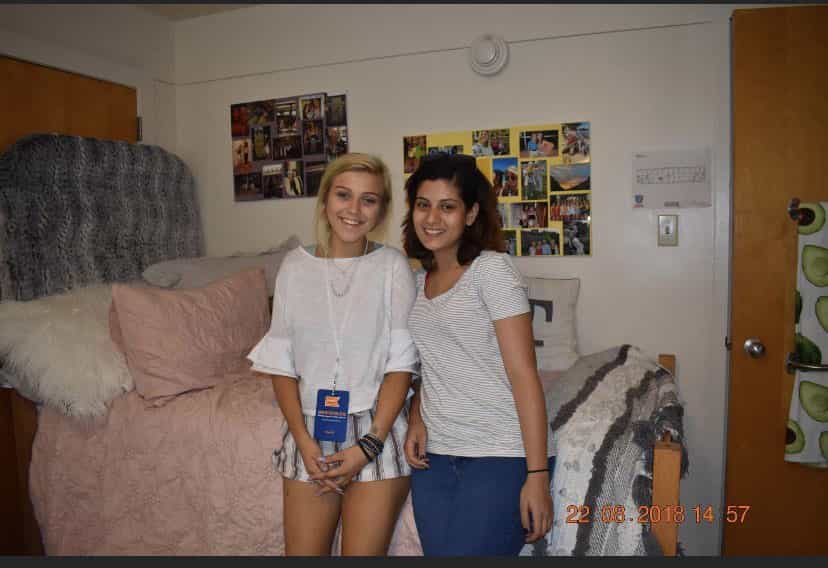 Tess Pietila ’22 and her roommate