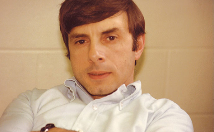 Old photo of Prof. Bob D'Agostino
