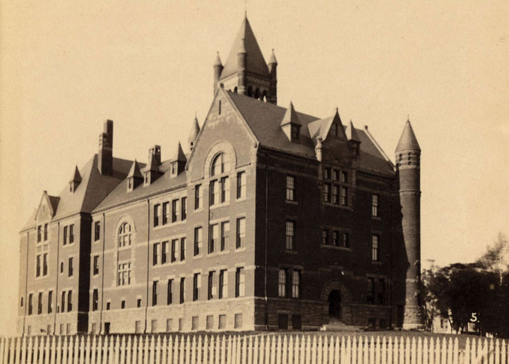 The back of Glatfelter Hall in 1892
