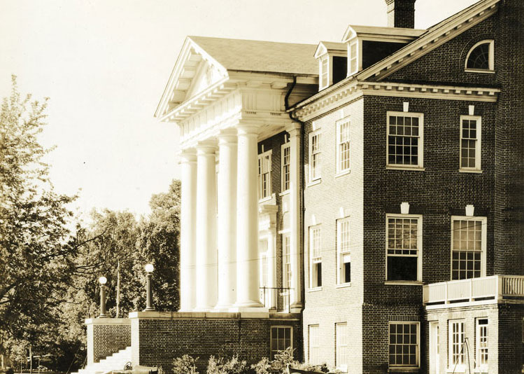 Weidensall Hall in 1929-1930