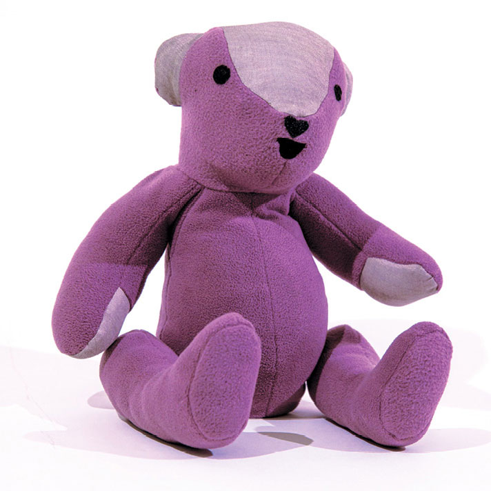 Purple CueTeddy bear