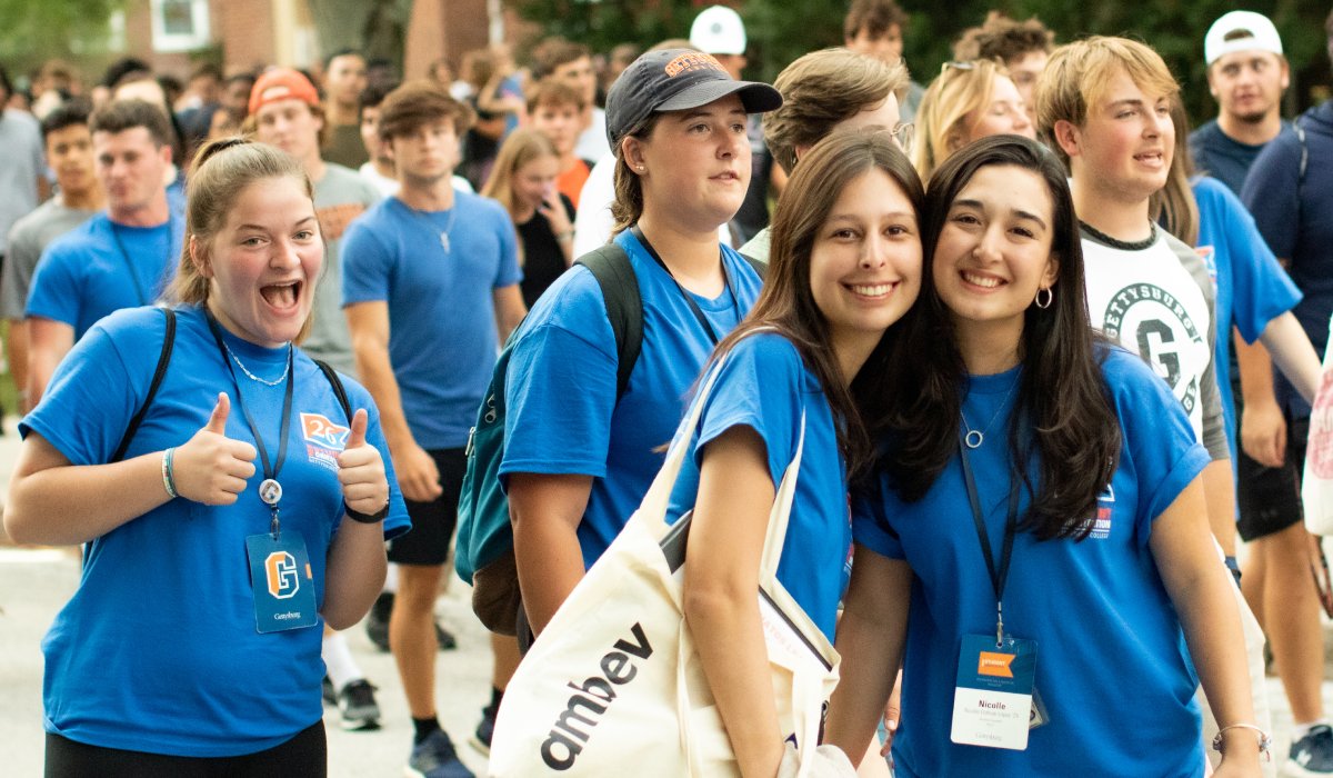 Laura at the first year walk