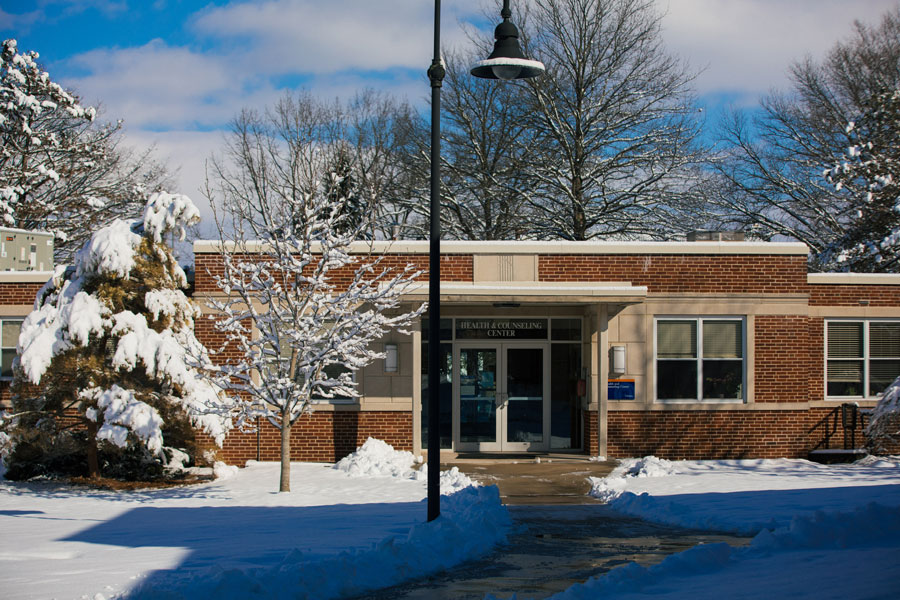 Photo of the front of the Health Center