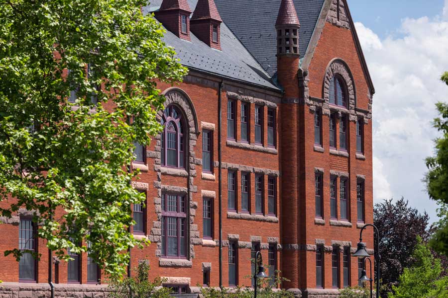 Windows on the back of Glatfelter Hall