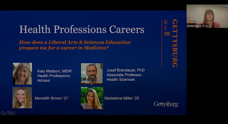 Health Professions Careers Zoom Meetup