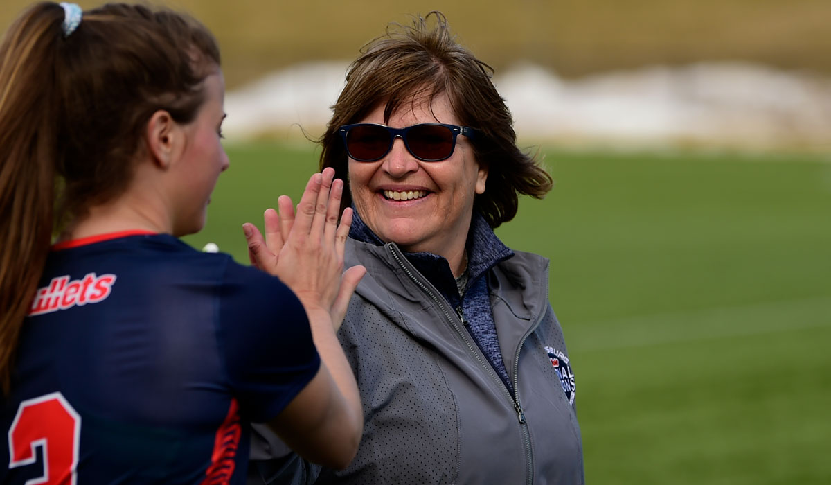 Women's Lacrosse Coach Carol Cantele '83, P'15