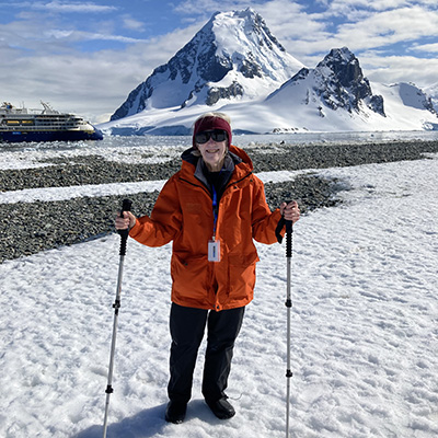 Donna in Antarctica