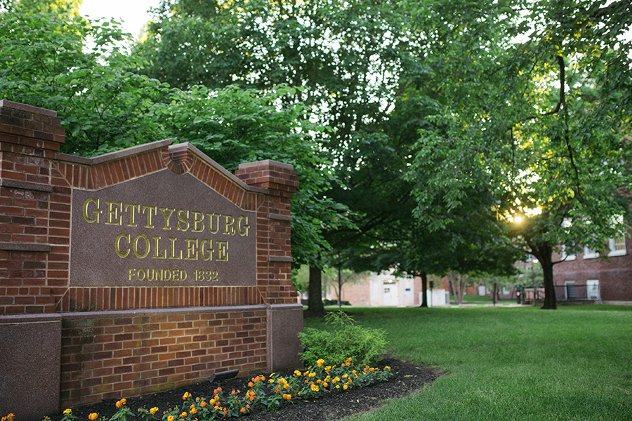 Gettysburg College in summer