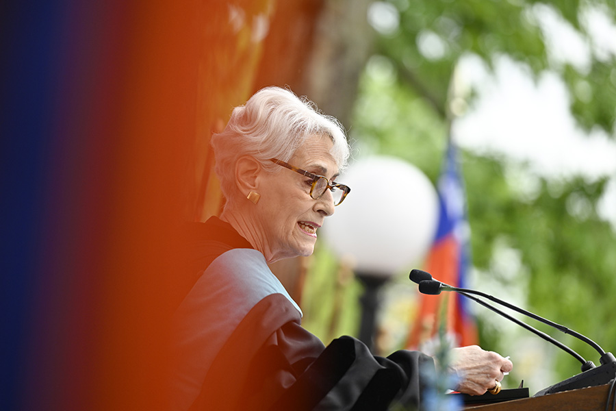 Deputy Secretary of State Wendy R. Sherman addresses the Class of 2023 