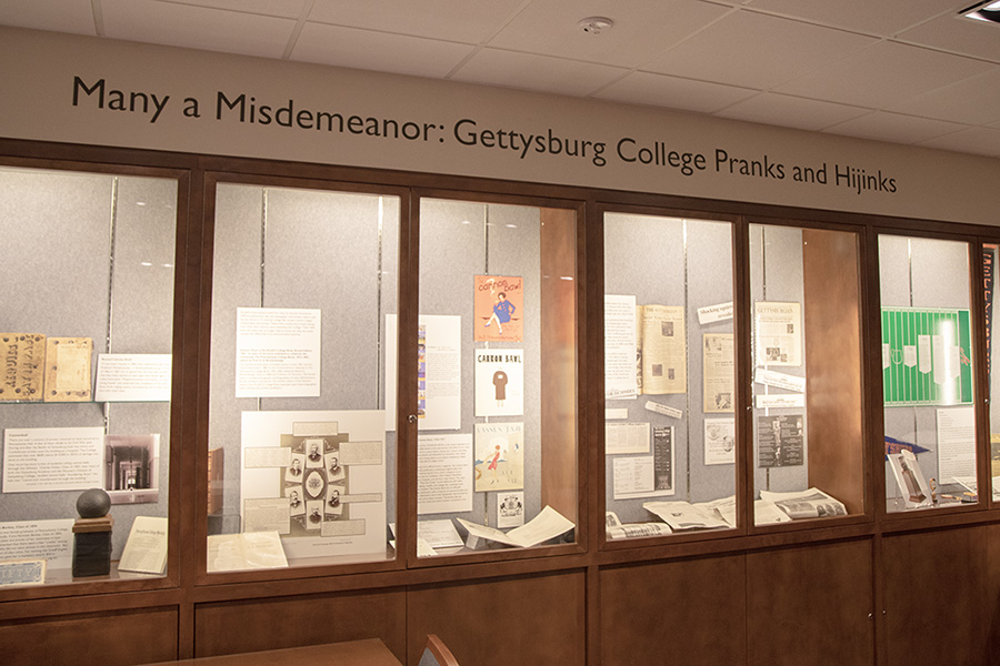 A display of Special Collections