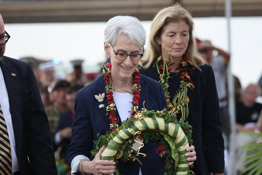 Wendy R. Sherman delivered remarks at Solomon Island