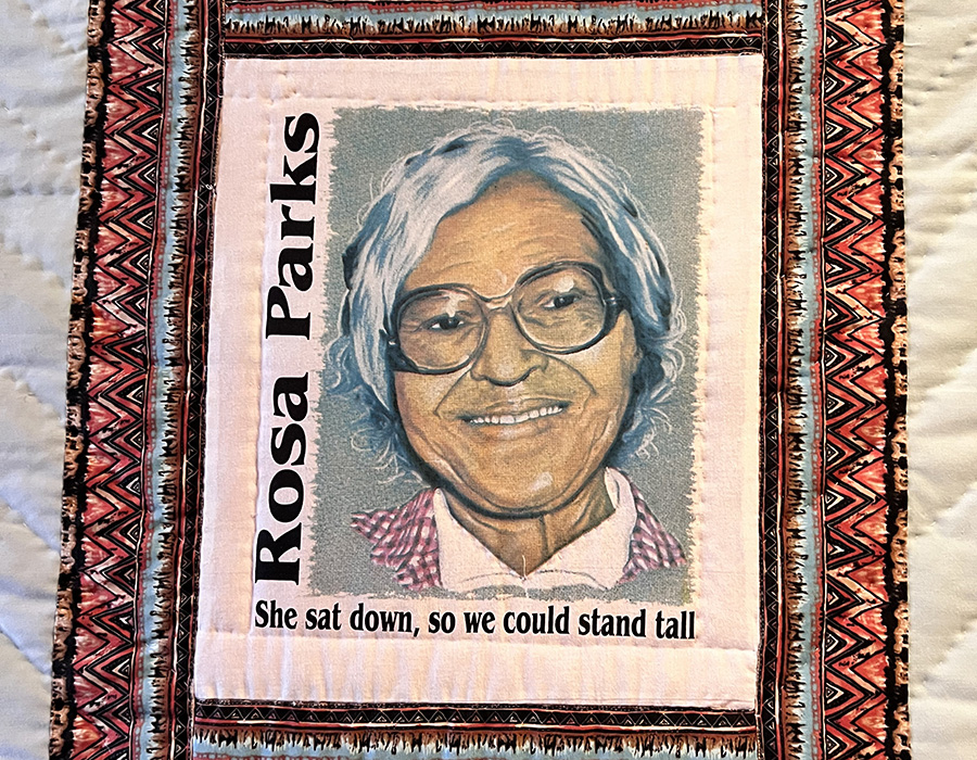 A museum piece of Rosa Parks