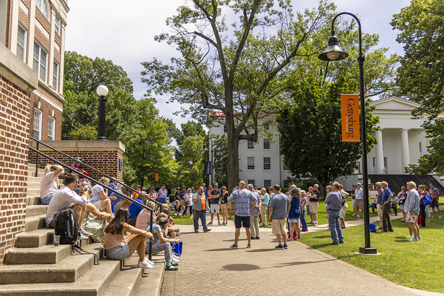 Alumni were treated to a special campus tour