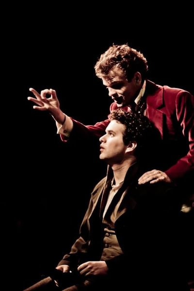 Wemer as Mercutio with Adam Pelta-Pauls ’12 as Romeo in Romeo and Juliet (Nov 2011).