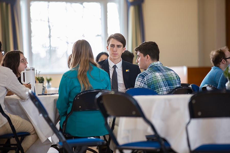 Brandon Fey ’27 and peers