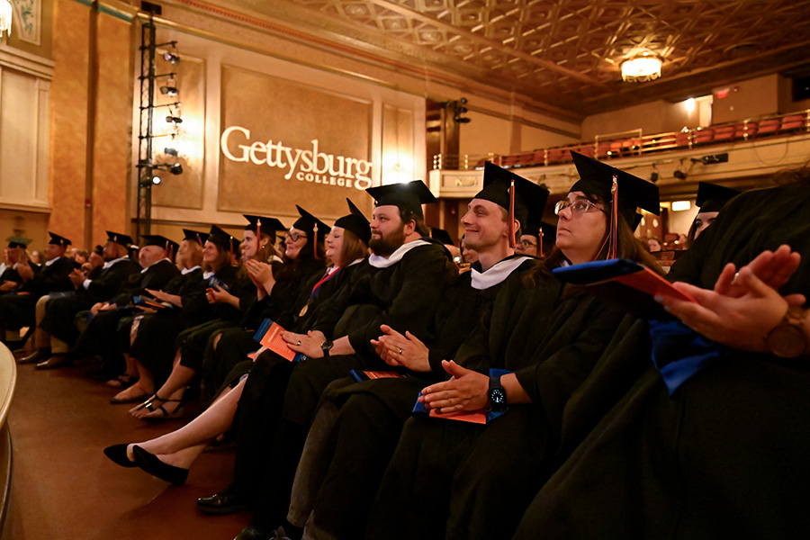 graduates for the master's program at the Majestic Theater