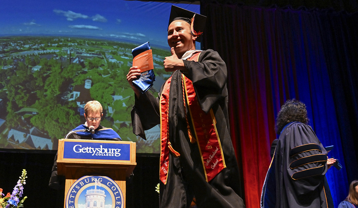 Gettysburg College celebrated the accomplishments of the newest graduates