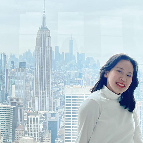 Lan Nguyen ’23 in New York City