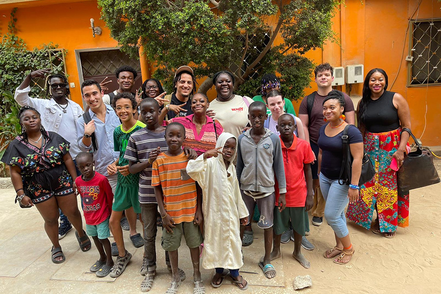 Gettysburg students in Senegal