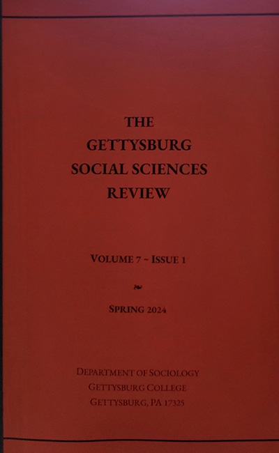 The Gettysburg Social Sciences Review Cover