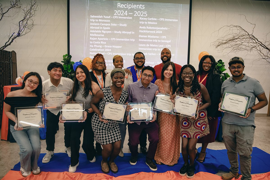 OME and GACC honored students who received support from the Myra Taylor Herron Fund