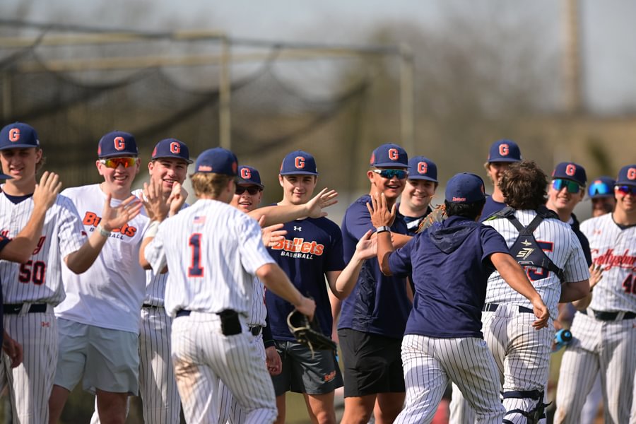 The baseball team topped its donor goal by 252% during the Bullets Teams Challenge last December.