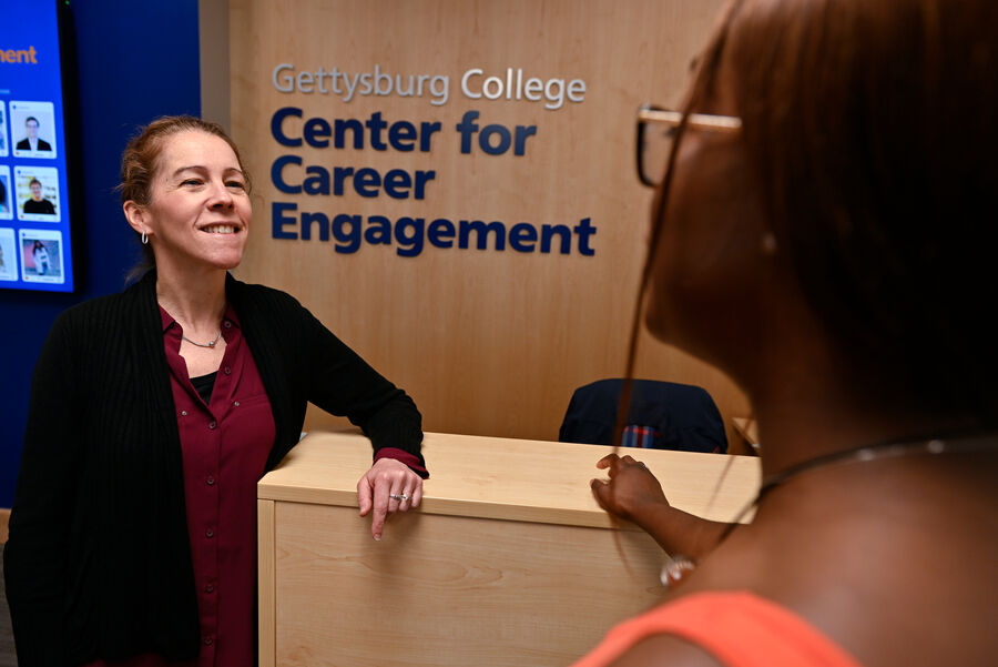 An image of Career advisor Kim Landauer, Center for Career Engagement