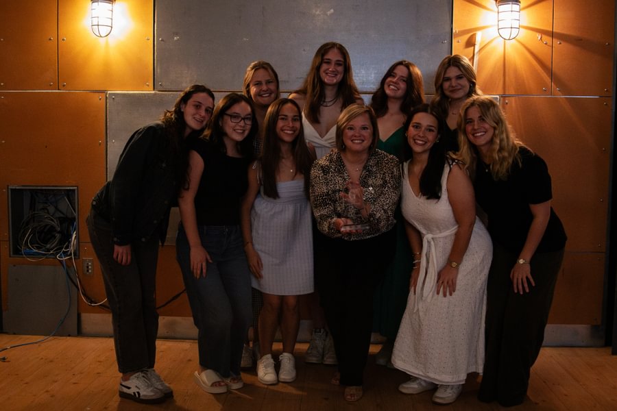 Greek organizations’ reception and awards ceremony honoring supportive alumni.