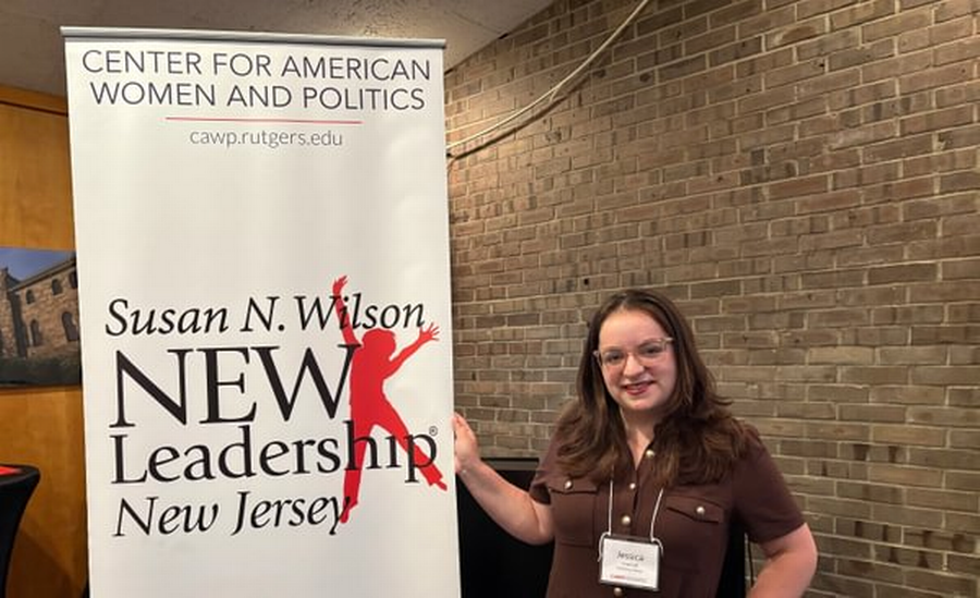 Jessica Chernoff ’27 at the NEW Leadership Program at Rutgers University.