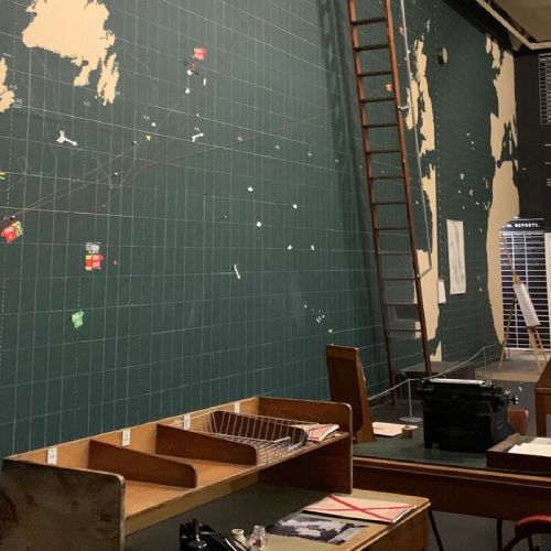 The map room at the Western Approaches Museum