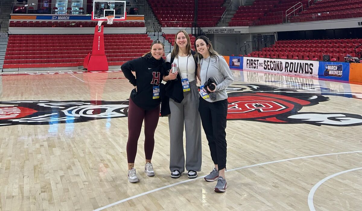 Richson with colleagues at NCAA Women’s Basketball Championship.