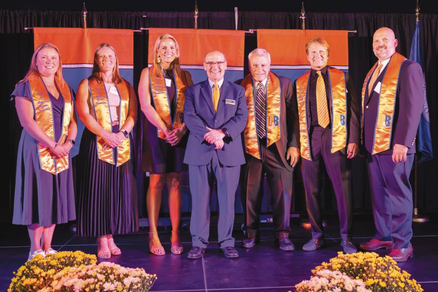 An image of recent inductees to the Hall of Athletic Honor