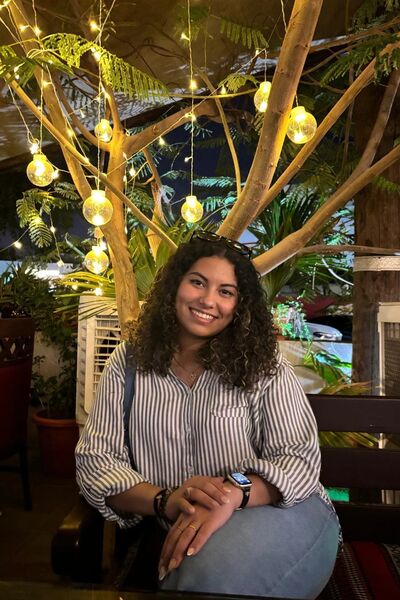  Meriem Hamioui ’25 at the Embassy of the Hashemite Kingdom of Jordan in Washington, D.C.