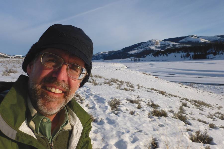Wilson in Lamar valley
