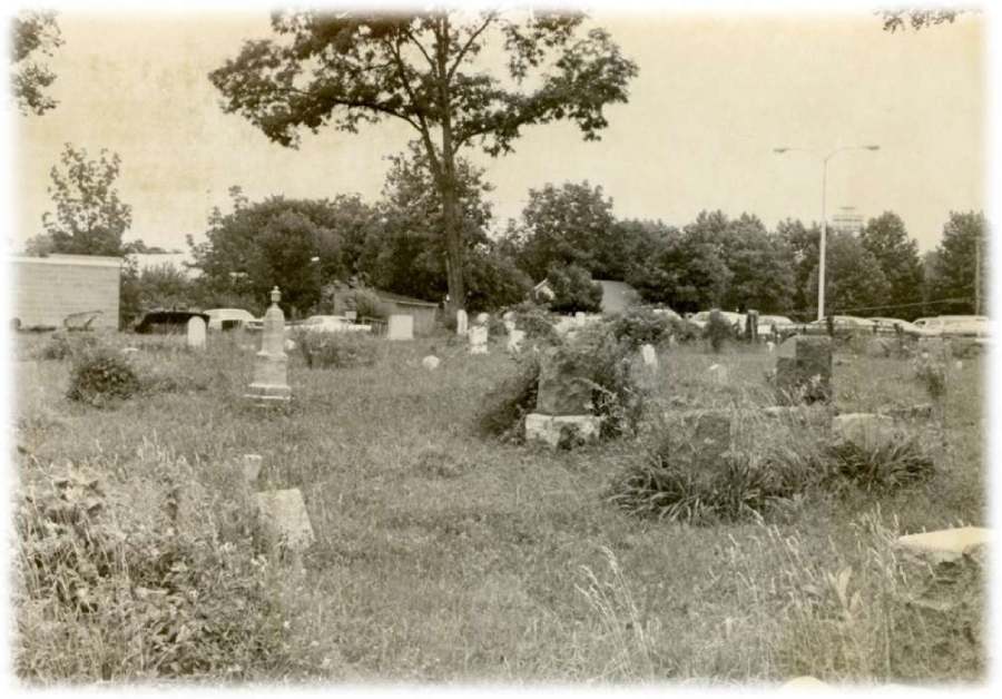 old photograph of Lincoln Cemetery