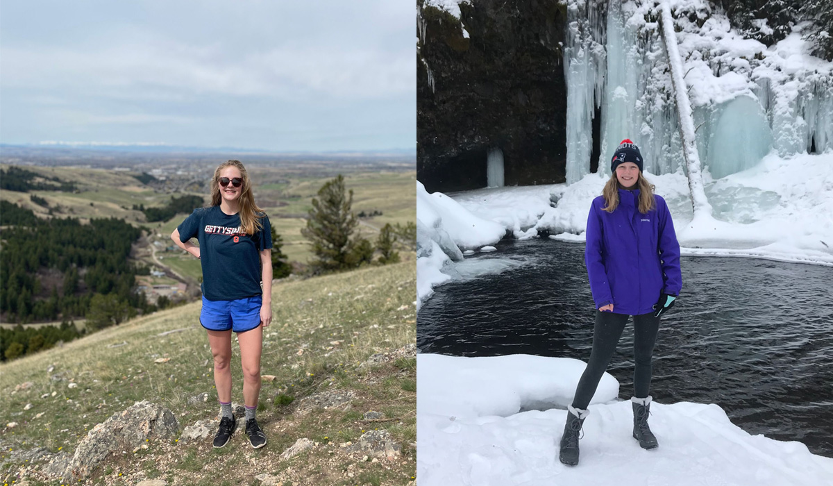 Cailin Casey exploring Montana in the summer and the winter