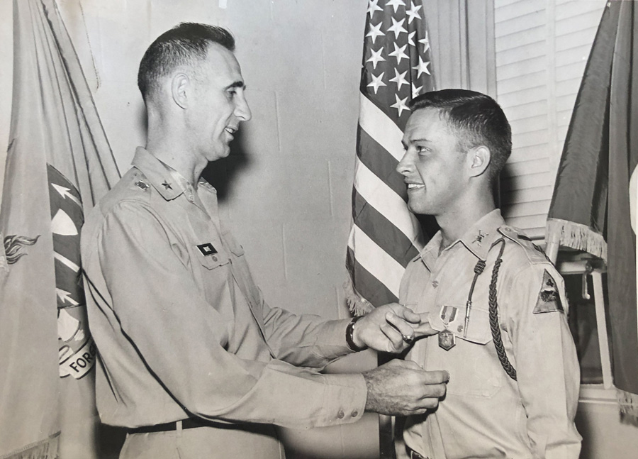 Chuck Bieler in an Army uniform