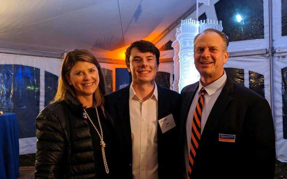 Julia and Greg Edelson standing next to their son Jack Edelson