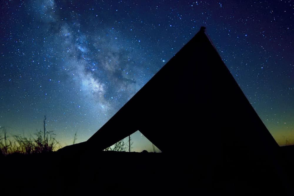 Milky Way Galaxy as shown in Hatter Planetarium