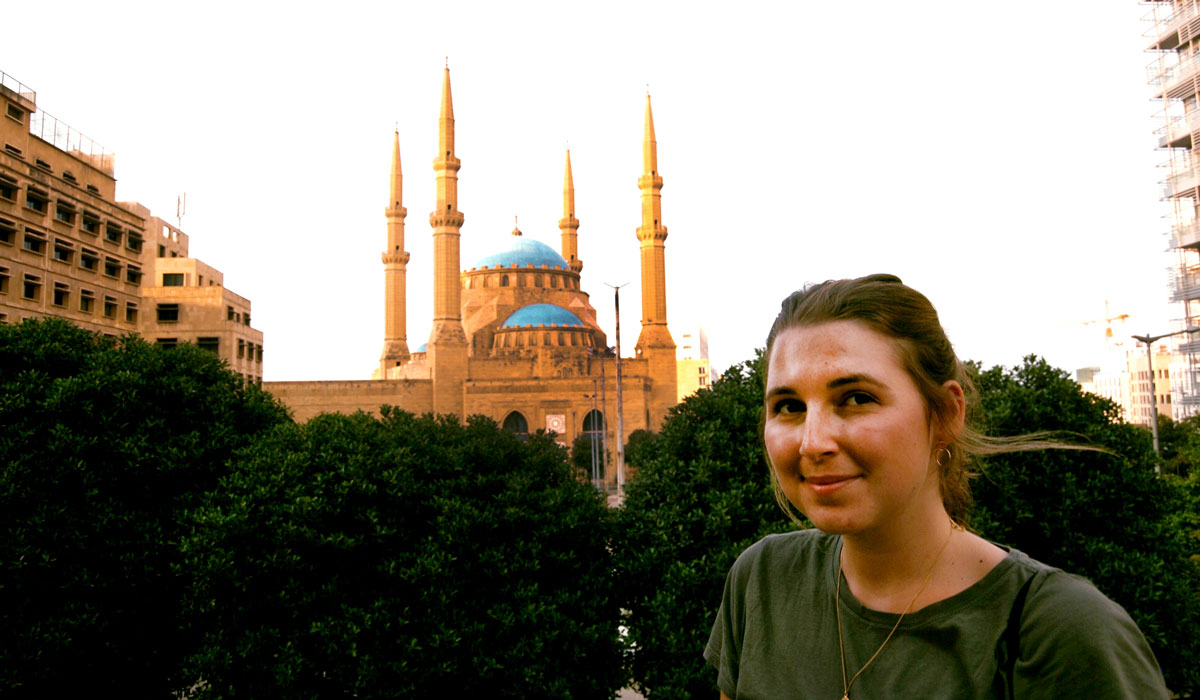 Headshot of Olivia Jarell in Beirut, Lebanon