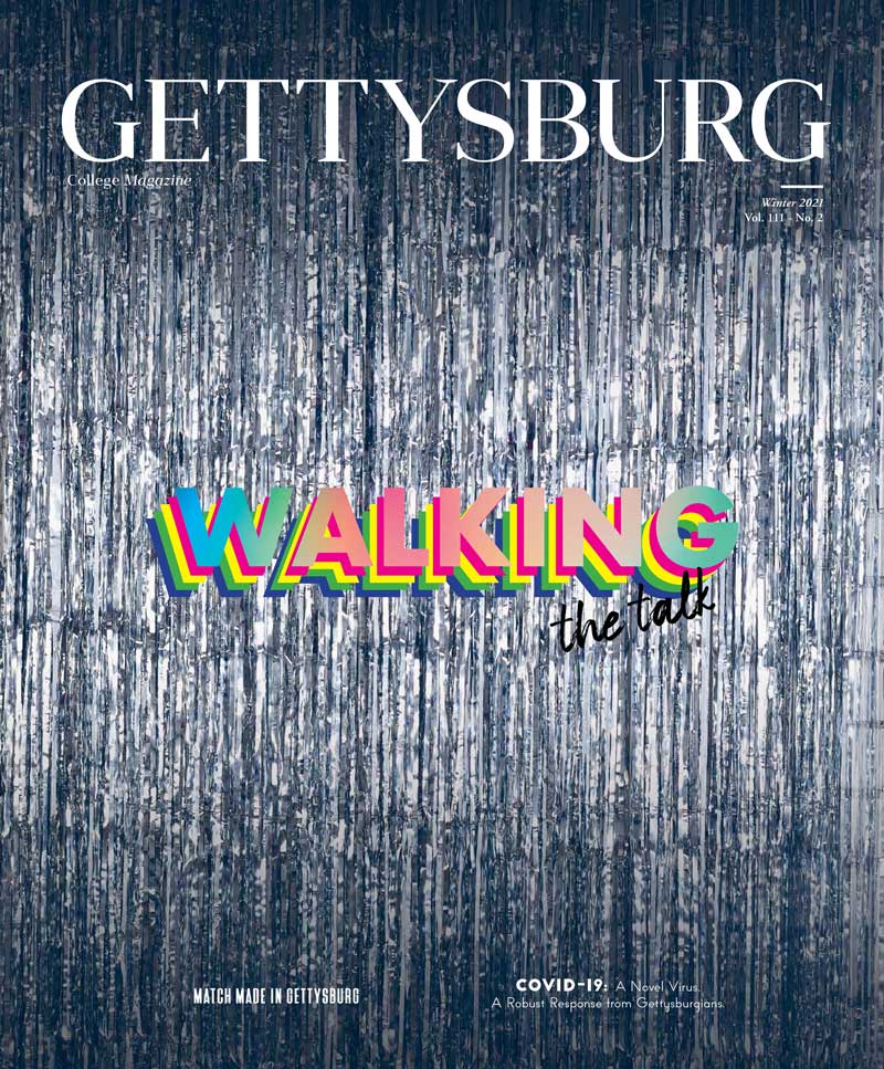 Winter 2021 issue of Gettysburg College Magazine