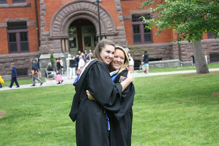 Alyssa Foxx at Commencement