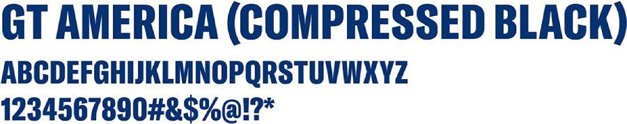America font family