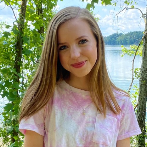 Becca McKenna in the woods
