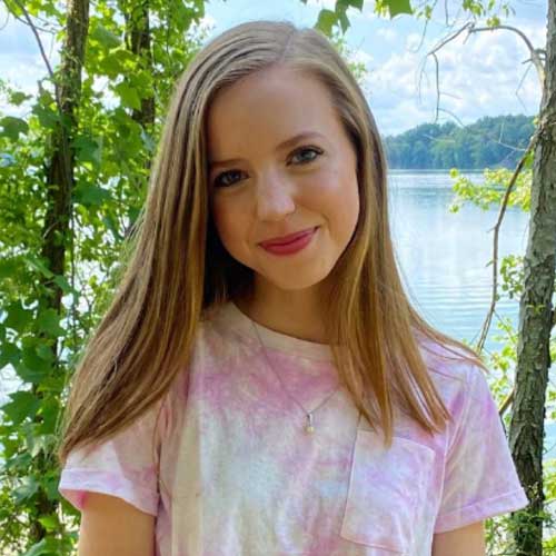 Becca McKenna in the woods