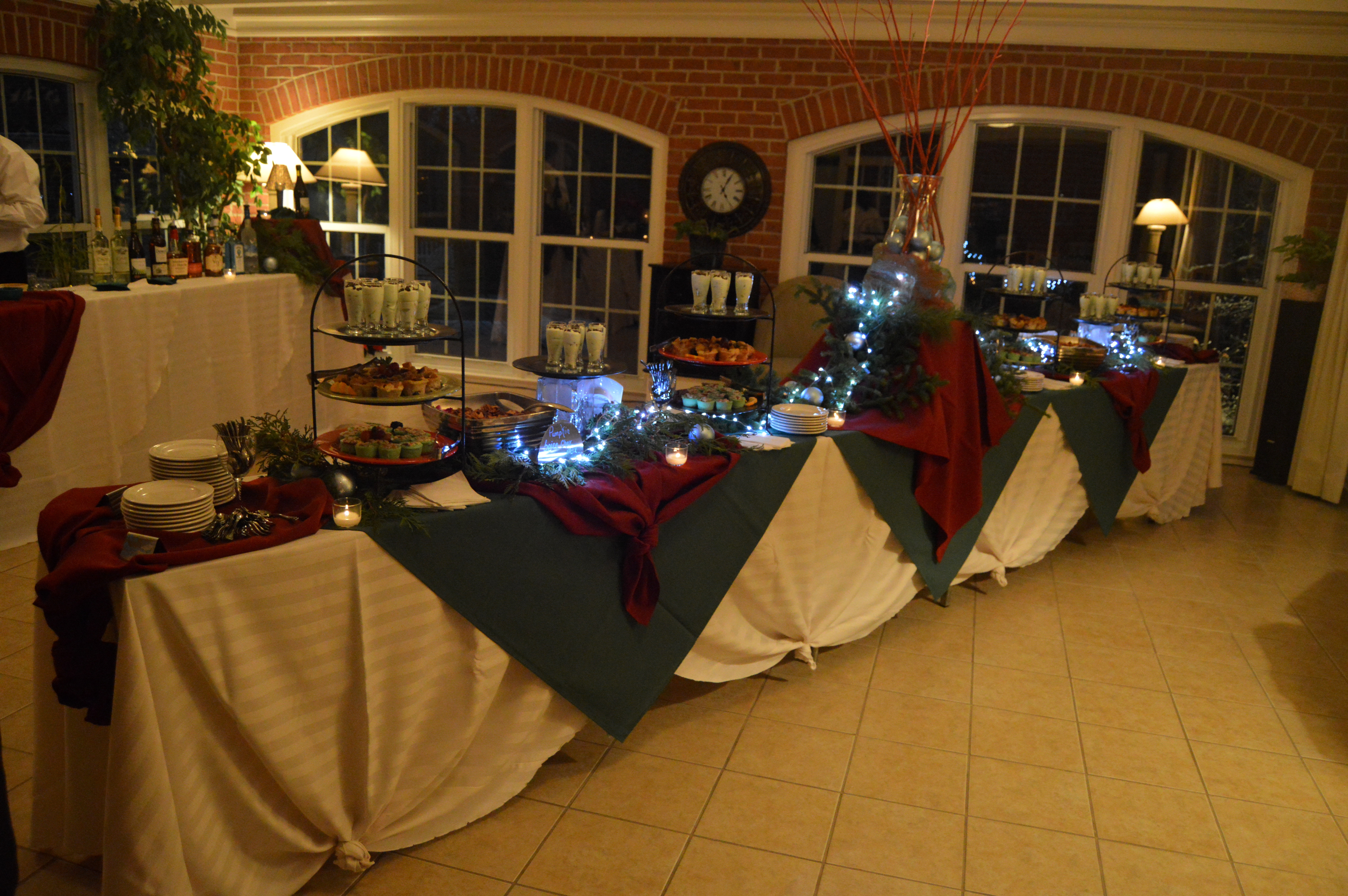 Catering Display Holiday Dinner