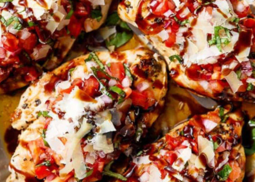 Chicken bruschetta